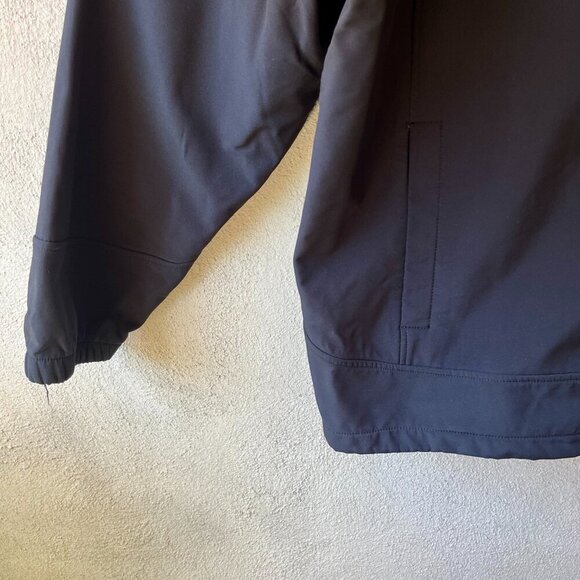 St. John's Bay Fleece Lined Zipper Jacket Black Size 2XL Tall - Picture 2 of 5